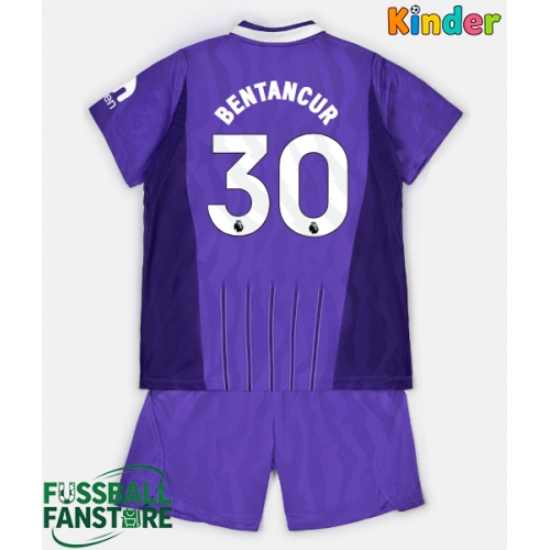 Tottenham Hotspur Rodrigo Bentancur #30 Replik 3rd trikot Kinder 2026-27 Kurzarm (+ Kurze Hosen)
